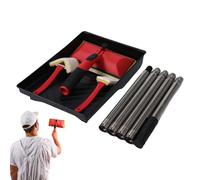 Ceiling Corner Paint Pad Applicator - Extendable Handle Painting Tool, Precision Coating Roller For Wood Surfaces, Fence, Deck, Furniture | Home Improvement, Indoor, Exterior DIY, Renovation Tasks