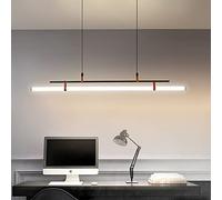 ceiling Cube Dimmable LED Pendant Light Fixture for Dining Room Office Livingroom Contemporary Geometric Chandelier with 6 Lights in Black and White 80x42x70cm)