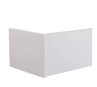 Ceiling Curtain Pole Pelmet Box without Track - 1.8m/6ft Blackout Window Cornice Valence, Shower Curtain Rail, 4 Colors Available - 5ft to 20ft Options