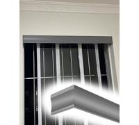 Ceiling Curtain Rail HeavyDuty Double Rail Window Curtain Box for Living Room/Bedroom/Kitchen Versatile Room Divider Easy Installation Stylish Drapery Solution