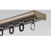 Ceiling Curtain Track 12M 10M 8M 6M 4M 2M 1M, Thick Heavy Aluminum Curtain Rails Ceiling Mount Curtain Tracks System With Roller, Room Divider Silent Curtain Rail Kit(Color:Gold,Size:3m/9.8ft)