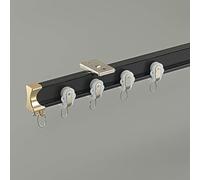 Ceiling Curtain Track Ceiling Mount, Flexible Curtain Track, Curved Ceiling Track Room Divider, Shower Curtain Rail, Ceiling Curtain Track Set(D,6M/(19.6FT))