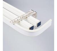 Ceiling Curtain Track, Ceiling Mounted/Wall Mount Curtain Rod, Slide Quietly Curtain Track Rail For Window: Suitable For Bathroom, Shower Room, Bedroom, Hospital, RV, Camper(Color Size:1m/3.28FT)