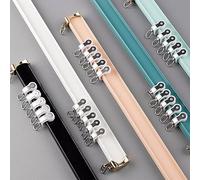 Ceiling Curtain Track-Flexible Bendable Ceiling Track System - Aluminum Heavy Duty Room Divider Rod for Curved Showers RV Curtains Wall Mount Sliding Rail,（Pink,4M-13ft）