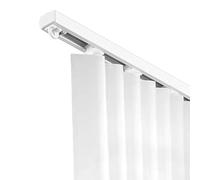 Ceiling Curtain Track RV Curtain Track System White/Black RV Curtain Track Easy Install for Privacy in Open Rooms for Living Room Bedroom Room Shower Divider(White,1.6m(5.2ft))