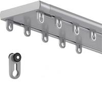 Ceiling Curtain Track Set, Heavy-Duty Wall Mounted Rails, Flexible and Durable Design for Effortless Gliding