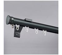 Ceiling Curtain Track Set - Silent Curtain Pole for Room Divider Wall Mounting Easy Install 2m (6.6ft) Versatile Home Decor Smooth Gliding System Color F
