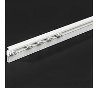 Ceiling Curtain Track - Ultra-Thin Aluminium Rail for Room Dividers & Shower Windows, Invisible Installation 2.4M, Perfect for Home Décor & Space Optimization