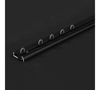 Ceiling Curtain Track - Ultra-Thin Aluminium Rail for Room Dividers & Shower Windows, Invisible Installation 2.4M, Perfect for Home Décor & Space Optimization