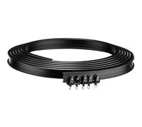 Ceiling Curtain Tracks, Flexible And Bendable Curtain Tracks And Accessories, Suitable For Bay Windows, Shower Rooms, And Bathrooms(200cm)