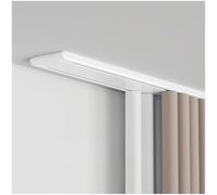 Ceiling curtains track Recessed Hidden Double Curtain Track, Ceiling Curtain Track With Silent Rollers, Room Privacy Partition Curtain Rod Accessories(White,1.6m/5.24FT(2 * 0.8m))