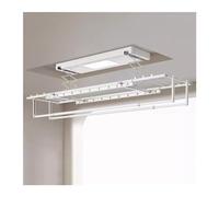 Ceiling Drying Rack Electric Ceiling Mounted Clothes Hanger Remote Control Automatic Lifting Balcony Telescopic Clothes Hanger Household Clothes Drying Rod Rack for Balcony, Bathroom (Color : A) To