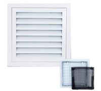 Ceiling Drywall Inspection Hatch With Dust Protection, Louvre Access Panel 20x20 25x30 30x50 40x60 50x50 55x55 60x60, White Inspection Doors For Cables/Switches/Plumbing(20x35cm)