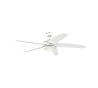 Ceiling Fan Bendan White with LED & Remote