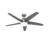 Ceiling Fan Bernard Nickel with Lights & Remote