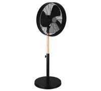 Ceiling Fan Black Viking Pedestal Matt 450mm Trio R034-32