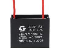 Ceiling Fan Capacitor CBB61, Metallized Polypropylene Film Capacitor Great for Fans Pumps Motors Running Electronic Accessories