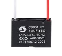 Ceiling Fan Capacitor CBB61, Metallized Polypropylene Film Capacitor Great for Fans Pumps Motors Running Electronic Accessories
