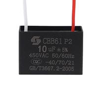 Ceiling Fan Capacitor CBB61, Metallized Polypropylene Film Capacitor Great for Fans Pumps Motors Running Electronic Accessories