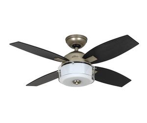 Ceiling Fan Central Park Pewter with Light & Wall Control