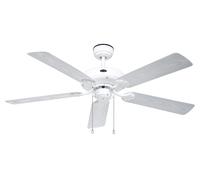 Damp Room Fan Classic Outdoor Ceiling fan Splash Water Proof White IPX4 3 Speed