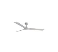 Ceiling fan CRUISER L steel, aluminium matt white H: 23 cm Ø132cm