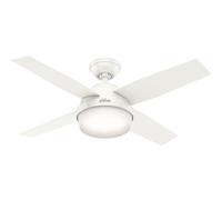 Ceiling Fan Dante White with Light & Remote