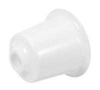 Ceiling Fan Dust Canopy Cover for Downrod and Bracket, White Plastic | Modern Minimalist Finish, Tool Free Upkeep, for Business Venues and Ceiling Fan Maintenance