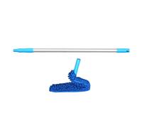 Ceiling Fan Duster Reusable Blade Cleaner, Chenille Microfiber Head Cleaning Tool with 56in Extendable Long Handle, Multi Surface Dusting Mop for Walls, Baseboards, and Har