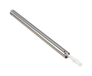 Ceiling fan extension drop rod Brushed Steel in various lengths 31 cm / 12 inch