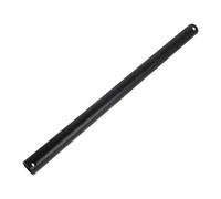 Ceiling Fan Extension Rod, Metal Downrod with Concealed Wiring, Black | Matte Black Finish, Preset Standard Interfaces, for Hidden Fan Systems in Apartments and Living Rooms