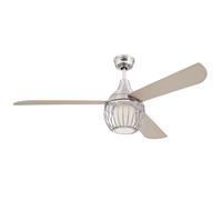 Ceiling Fan Graham Nickel 132cm / 52" with LED
