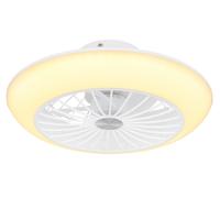 Ceiling fan Lafee White with included 55W LED light