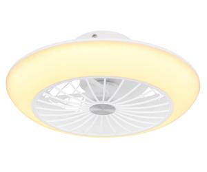 Ceiling fan Lafee White with included 55W LED light