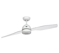 Ceiling Fan Libelle White 132cm / 52" with Remote