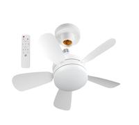 Ceiling Fan Light, LED Fan with E27 Socket, 18.11x6.3x6.3 Inches, Energy-Saving Lighting Fixture for Apartments, Shops, Kitchens, Homeowners, and Room Decorators