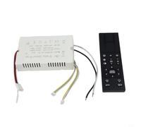 Ceiling Fan Light Remote Control Kit with 6-Speed and Dimmable Control, Dual Motor Dual Power, 24V Output, Compatible with AC 110V-265V for Business & Industrial Use