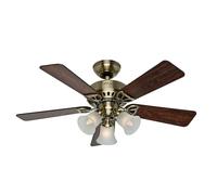 Ceiling fan Light with Pull chains Beacon Hill Brass Small Fan with Lights 42"