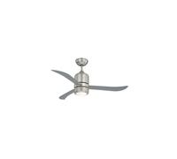 Ceiling Fan Loft Nickel / Clear with Remote Control