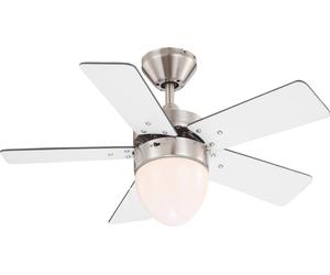 Ceiling fan Marva 76cm / 30" with light and pull chains