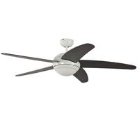 Ceiling Fan Melton White / Wenge with Light and Remote