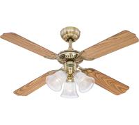 Ceiling Fan Princess Trio Antique Brass