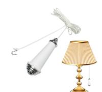 Ceiling Fan Pull Cord - Nylon String Control, Chrome Chain , Decorative Fan Handle | 150cm Pull Chain Accessory for Ceiling Light Fixture