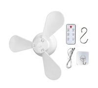 Ceiling Fan Rechargeable Mini Portable 4-Speed Summer - Tent Blower