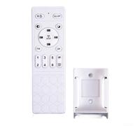 Ceiling Fan Remote Control 24V, 6 Modes and 2 Hour Timer, Wireless Controller for Fan Light, White Plastic