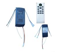 Ceiling Fan Remote Control Kit 6-Level DC Fan Controller with Timer - Wireless Replacement for Hunter for for harbor Breeze - Long Range Signal for Home Office(A)
