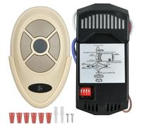 Ceiling Fan Remote Control Kit, Replacement for Harbor Breeze, Hampton Bay, Hunter, Allen Roth, Kichler UC7202T CHQ7202T FAN-35T KUJCE9603 L3HFAN35T1, 3 Speed, Light Dimmer