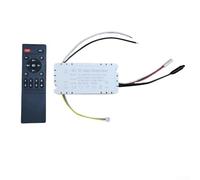 Ceiling Fan Remote Control with Light, 6 Speed, Stepless Dimming, Easy Reset, Frequency Control, Infrared Control for Living Room, Bedroom, Room
