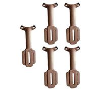 Ceiling Fan Replacement Parts - 18x7x3cm Aluminum Alloy | Modern Smart LED Ceiling Fan | 5 Pieces Arm Bracket Set - for Indoor Outdoor Home Living Room Bedroom Garage Repair