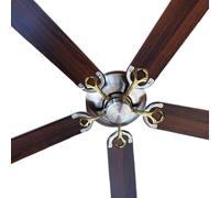 Ceiling Fan Replacement Parts - 18x7x3cm Aluminum Alloy | Modern Smart LED Ceiling Fan | 5 Pieces Arm Bracket Set - for Indoor Outdoor Home Living Room Bedroom Garage Repair